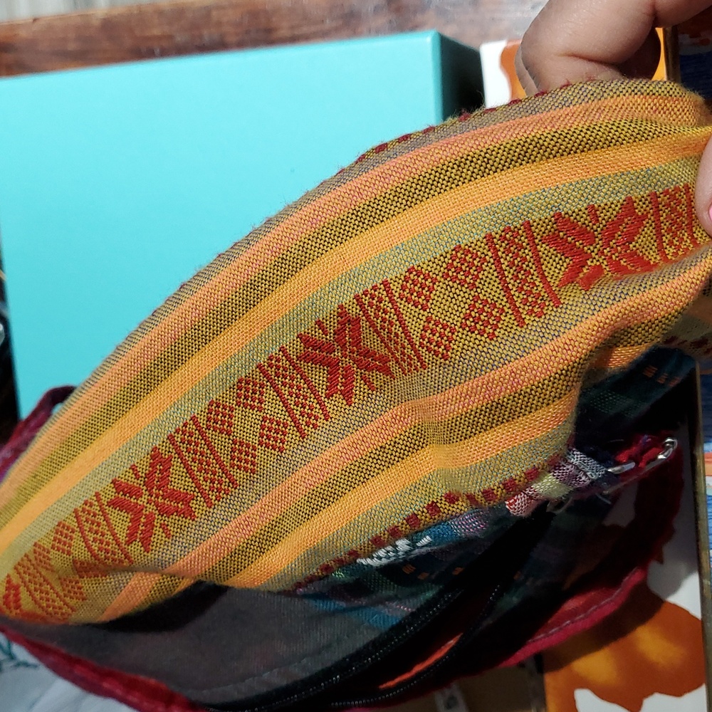 Colorful Bunny Rabbit Backpack Artisan Handmade Sustainable Mission Rafi Nova - Picture 7 of 15